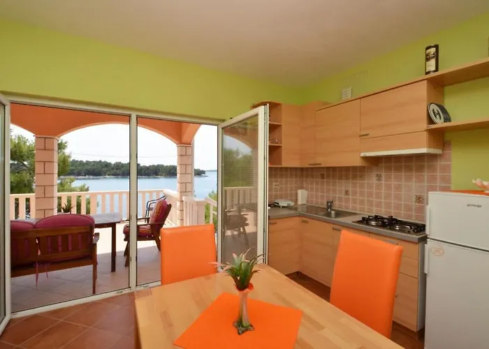 In Karbuni With Sea View, Terrace, Air Conditioning, W-lan 3609-3 公寓 Blato (Korcula)