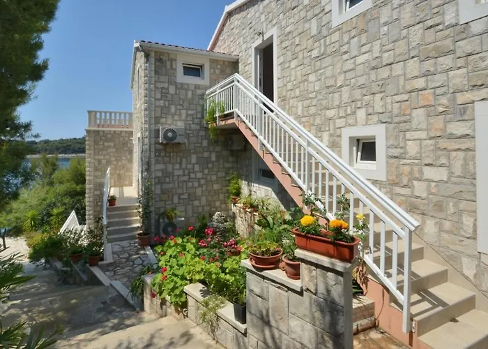 In Karbuni With Sea View, Terrace, Air Conditioning, W-lan 3609-3 Blato (Korcula)