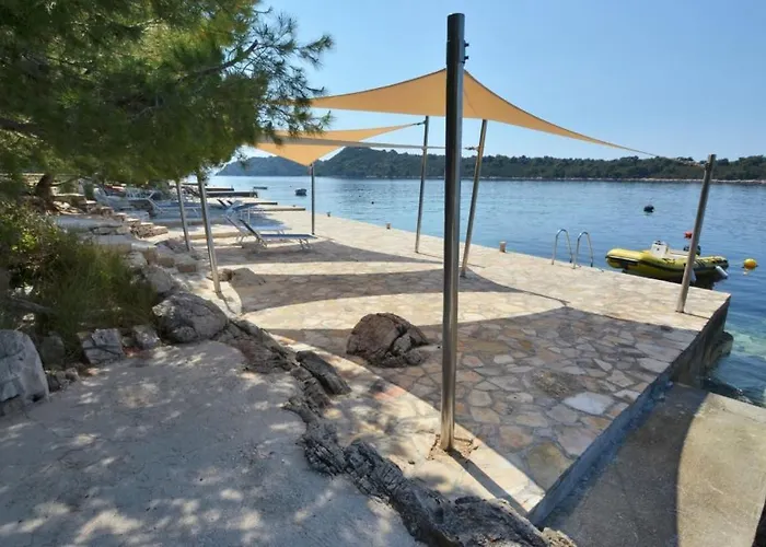 公寓 In Karbuni With Sea View, Terrace, Air Conditioning, W-lan 3609-3 Blato (Korcula)